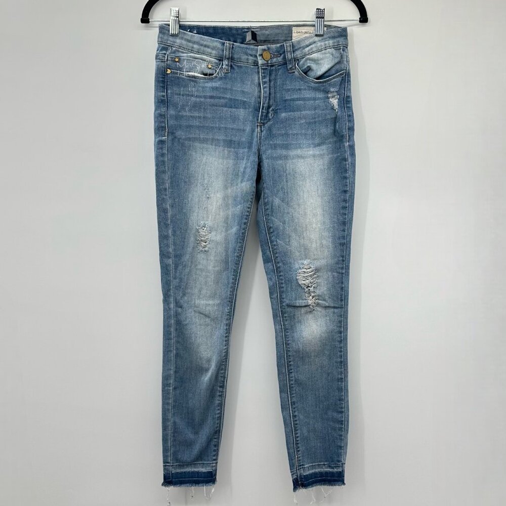 Banjara Worn Wash Ripped Distressed Ankle Jeans 25